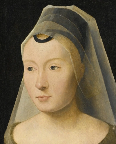 Retrato de una mujer joven.