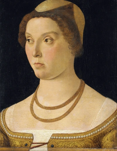 Retrato de una mujer joven (taller)