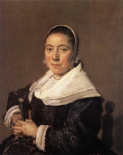 Retrato de una mujer sentada (posiblemente María