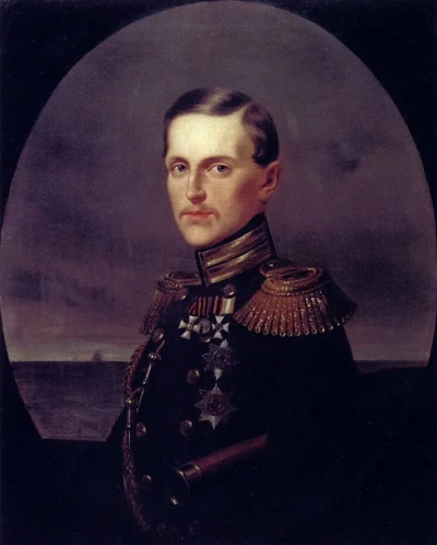 Retrato del Gran Duque Konstantin Nikolaevich.