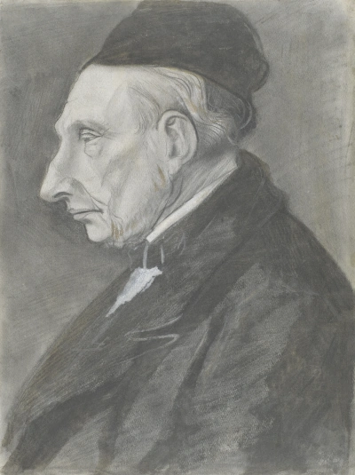 Retrato del abuelo del artista.