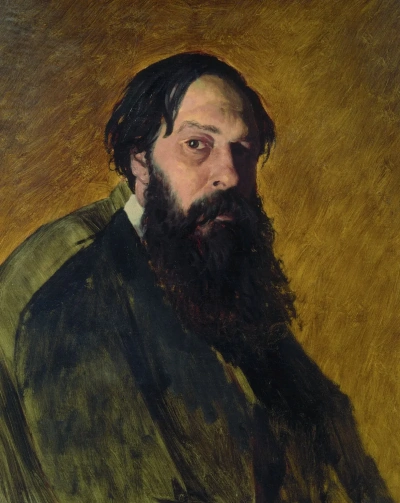 Retrato del artista Alexei Kondratyevich Savrasov.