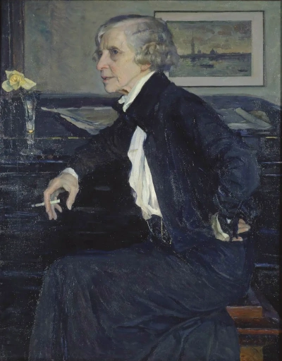 Retrato del artista E.S. Kruglikova