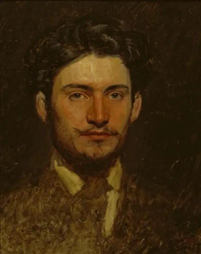 Retrato del artista F. A. Vasilyev