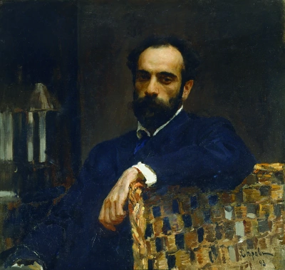 Retrato del artista Isaac Levitan