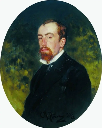 Retrato del artista V. D. Polenov