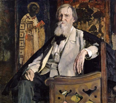 Retrato del artista V.M. Vasnetsov