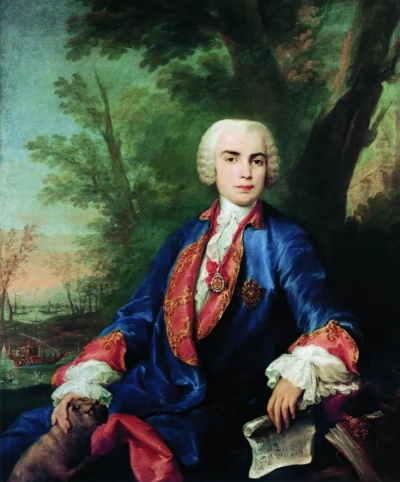 Retrato del cantante Farinelli