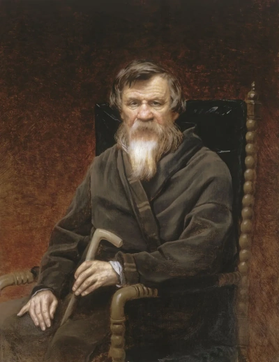 Retrato del historiador Mijaíl Petrovich Pogodin