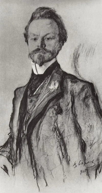 Retrato del poeta K. D. Balmont