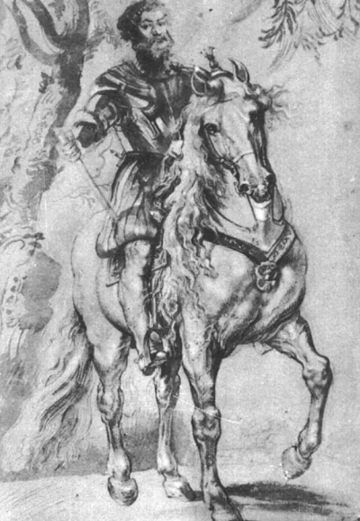 Retrato ecuestre del Duque de Lerma (boceto)