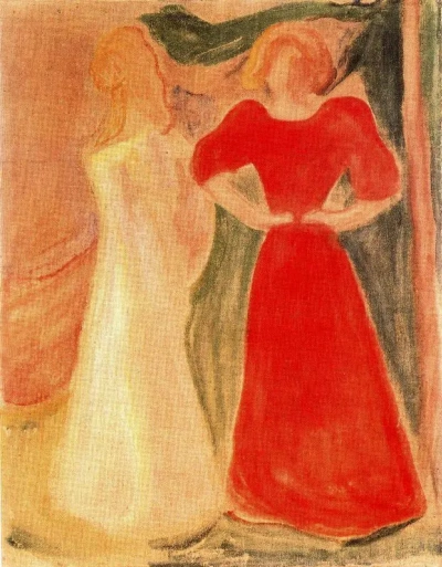 Rojo y blanco (boceto)
