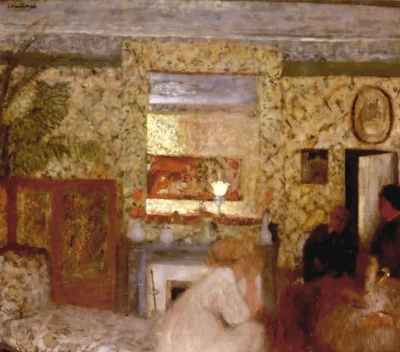 Sala de estar de la familia Nathanson (Jean Edouard Vuillard) ️ ...