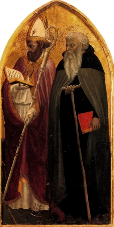 San Ambrosio y San Juvenal. Tríptico San Jovenale