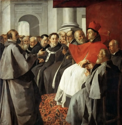 San Buenaventura en la Catedral de Lyon.