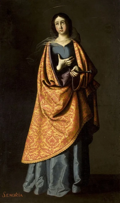 Santo en oración