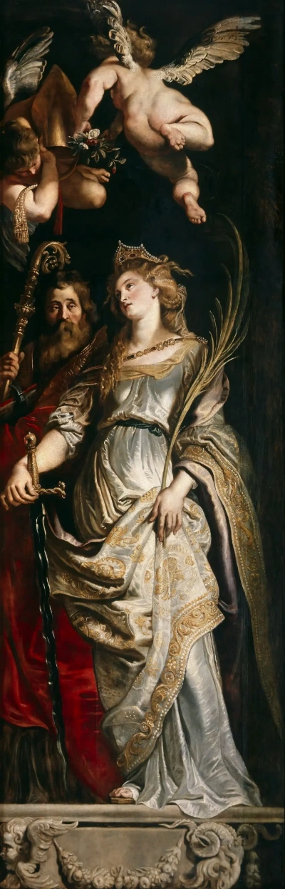 Santos de la Elegía y Catalina