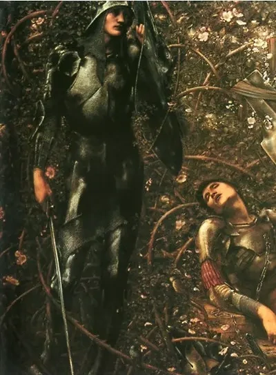 Serie "Espina de rosa": Matorrales de rosa mosqueta (fragmento)