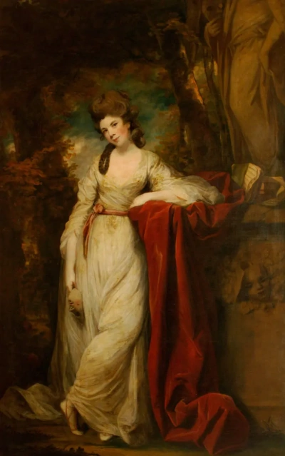 Sra. Abington as the muse of comedy