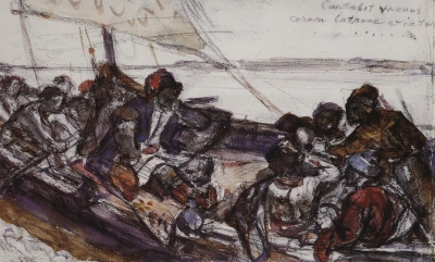 Stepan Razín. Boceto