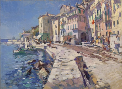 Terraplén del Almirante Courbet en Villefranche-sur-Mer