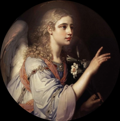 The Archangel Gabriel. Icon of the Kazan Cathedral.