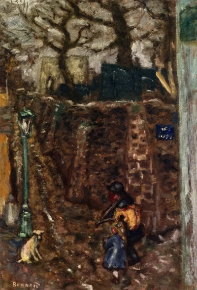 The Neighborhood of Montmartre. The Old Man and the Child
