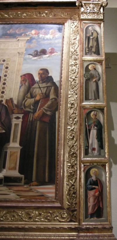 The Pesaro Altarpiece. Right hand side