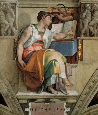 The Sistine Chapel. La sibila erythrónica