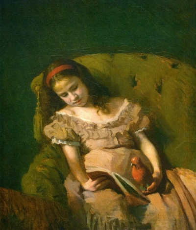 The book drew her in.