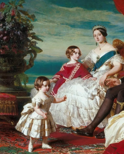 The portrait of the royal family in 1846. Fragment III