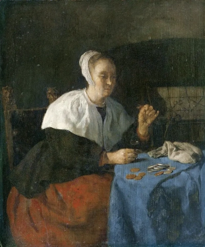 The woman