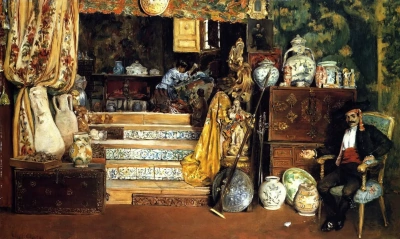 Tienda de antigüedades española