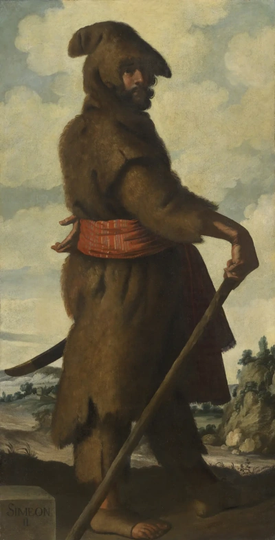 Titulado originalmente en inglés: Simeon from a series of "jacob and his twelve sons".