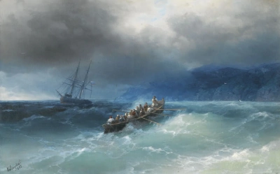 Tormenta en el mar negro