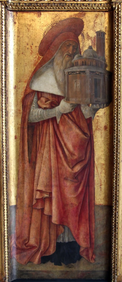 Tríptico de la Virgen María. Fragmento