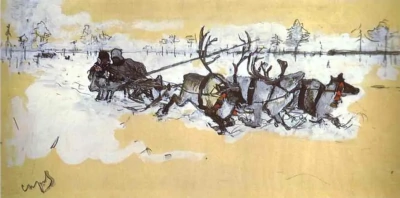 Tundra Viaje de los ciervos