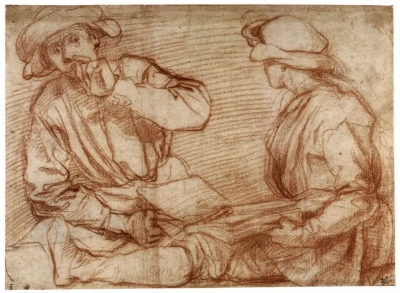 Two Girls Reading