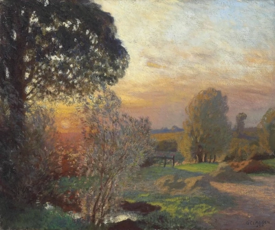 Un atardecer sereno. Septiembre