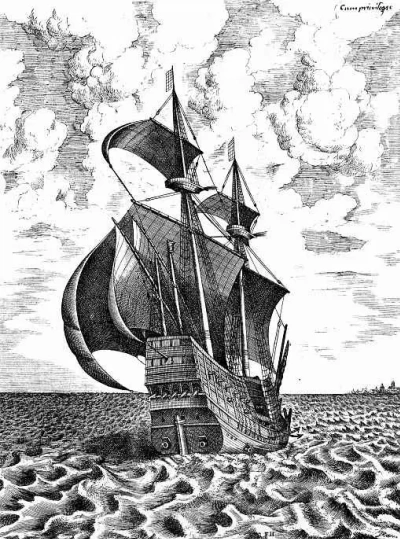 Un barco de guerra