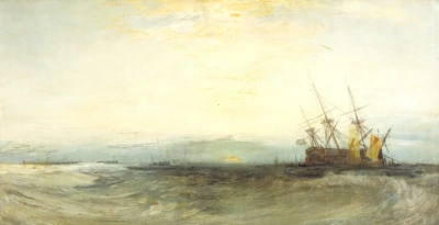 Un barco encallado