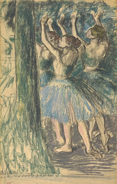 Un grupo de bailarinas.