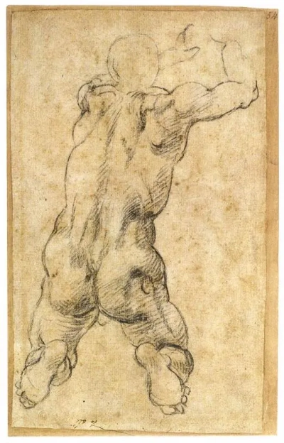 Un hombre desnudo