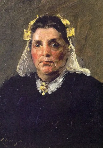 Una anciana de Holanda