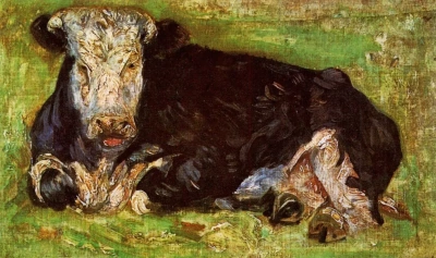 Vaca tumbada