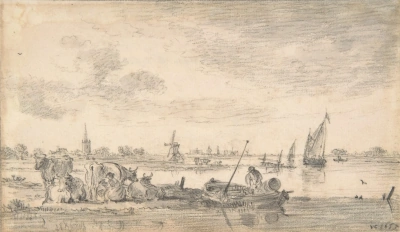 Vacas por el rio