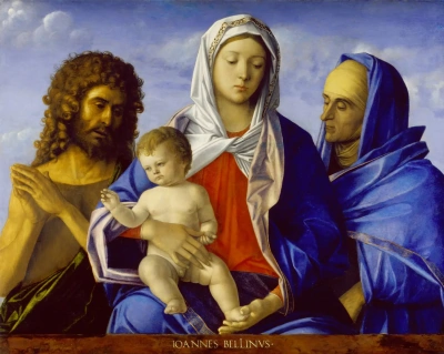 Virgen y el Niño con San Juan Bautista y Santa Isabel.