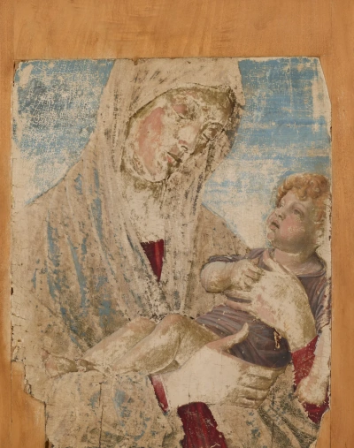 Virgo con el bebé