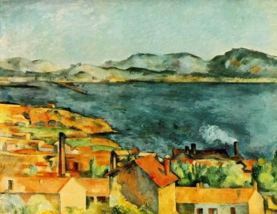 Vista de la bahía en Marsella desde Estaka