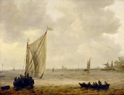 Vista desde la antigua Maas a Dordrecht.